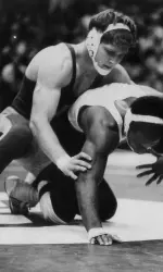 Dan Gable wrestles at the 1970 Midlands Championships.