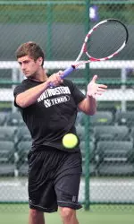Fans can stop out and chat Spencer Wolf and the rest of the NU women's and men's tennis teams.