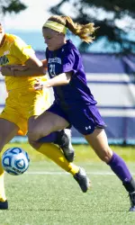 Freshman forward Addie Steiner is second on the squad with 10 shots on goal so far this year.