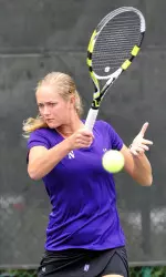 Veronica Corning teamed with Brooke Rischbieth to win their doubles flight.