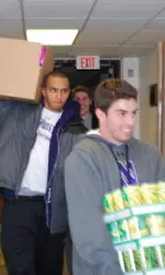 The Wildcats made a special delivery to Family Focus last fall.