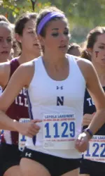 Sophomore Megan O'Brien finished fourth among NU runners at Friday's NIU Huskie Open.