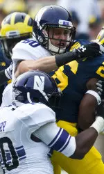 Mike Jensen (80) joins Tyler Scott as one of two Wildcats returning for their third years as members of the Leadership Council in 2013.