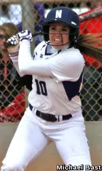 Andrea DiPrima ripped two doubles and a single, driving in two Friday against Middle Tennessee State.