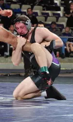 Jacob Berkowitz joined a group of nine Wildcats to earn wins during Sunday's dual at South Dakota State.