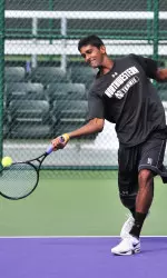 Mihir Kumar was the first Wildcat to post a win - 6-1, 6-2 at No. 4 - in the nightcap versus Illinois-Chicago.