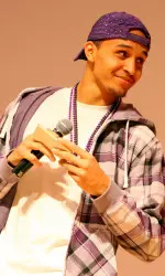 Reggie Hearn (pictured) of the NU men's basketball team and Beatrice Conley from lacrosse will emcee the Northwestern Student-Athlete Talent Show.