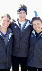 Jessie Baloga, Megan O'Brien and Camille Blackman represented NU at the US Cross Country Championships Saturday in St. Louis.