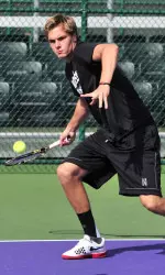 Fedor Baev and the Wildcats take on three teams at Combe Tennis Center.