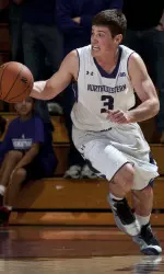 Dave Sobolewski scored a team-high 14 points in Northwestern's first meeting with Iowa.