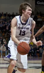 Kale Abrahamson led four Wildcats in double figures with a career-high 16 points.