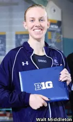 Senior Taylor Reynolds concludes her career with four NCAA swims, an All-Big Ten honor and a school record.