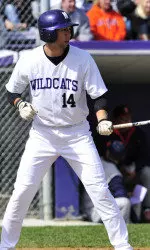 Zach Morton was one of two Wildcats with three hits against Chicago State.