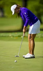 California native Katilin Park led the way for Northwestern in its dual vs. the Aztecs in El Cajon, Calif.