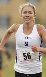 Michelle Moriset posted a personal-best 5K time of 17:04.9 at Notre Dame's Alex Wilson Invite.