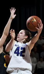 Sophomore guard Karly Roser is averaging 13.0 ppg vs. Iowa this year.
