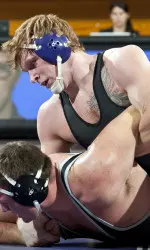 Sophomore Mike McMullan is the No. 2 seed at 285 and receives a first-round bye at the 2013 Big Ten Wrestling Championships.
