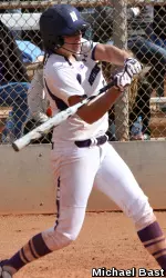 Amy Letourneau had a career-best 4-for-4 day at the plate with a single, double, home run and four RBIs.
