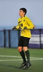 NU goalkeeper Zak Allen has four shutouts this spring.