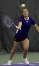 Linda Abu Mushrefova finished a perfect 11-0 in Big Ten singles play.