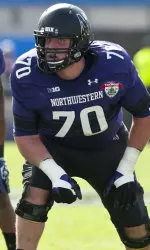 Patrick Ward, a four-year starter on NU's offensive line, will continue his playing career with the Miami Dolphins in the NFL.