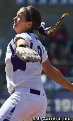 Amy Letourneau earned double-digit Ks for the 12th time this year, homered for the 10th and won her 20th game of 2013.