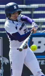 Marisa Bast broke the game open with a fifth-inning grand slam Sunday against Illinois.
