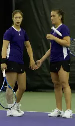 Nida Hamilton and Linda Abu Mushrefova will compete together at the NCAA championships for the second straight season.