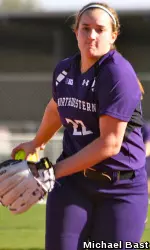 Senior Meghan Lamberth is one of 11 Academic All-Big Ten award winners for NU in 2013.