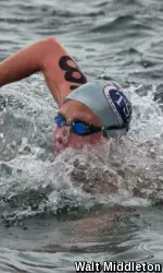 Having never competed at the 25K open water distance before, Jordan Wilimovsky was just 15 seconds off the lead for much of Saturday's five hours of racing.