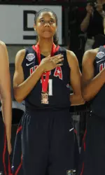 Nia Coffey and USA Basketball captured gold at the 2013 FIBA U19 World Championships in Lithuania.