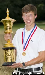 Matt Fitzpatrick is the first Englishman to hold the Havemeyer Trophy since 1911.