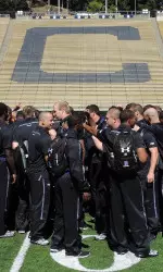 The Wildcats got their first look at Cal's Memorial Stadium Friday afternoon upon their arrival in Berkeley.