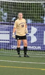 Freshman Jenna Hascher has started each of the last three games in net for Northwestern.