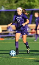 Addie Steiner assisted on a goal in NU's 2-0 win vs. Oakland during the nonconference finale.