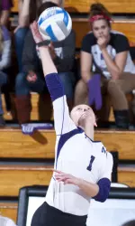 Stephanie Holthus collected her third career Big Ten Player of the Week award Monday.