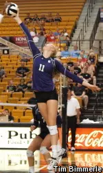 Maggie Slater was one of three Wildcats to make collegiate debut at last weekend's Bronco Classic.
