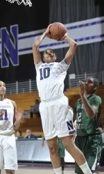 Nia Coffey had her fourth 20-point outing of the season Wednesday vs. Illinois.