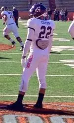 Kain Colter participates in practice leading up to the Reese's Senior Bowl Saturday in Mobile, Ala. (Photo courtesy @kfishbain)