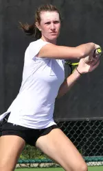 Jillian Rooney teamed up with Lok Sze Leung for an 8-1 win in doubles play Sunday at the UVA Fall Invitational.