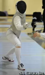Charlotte Sands was NU's top finished in foil Sunday at the North American Cup.