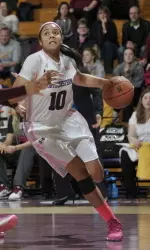 Nia Coffey ranked in the top 10 in the Big Ten in scoring, rebounding and blocks last season.