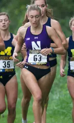 Jena Pianin sped to a career-best 6K time of 21:21 at the Pre-Nationals Invitational Saturday.