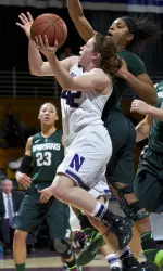 Karly Roser is in her second season as a team captain at Northwestern.