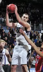 Alex Olah notched his second career double-double, recording 21 points and 10 rebounds.
