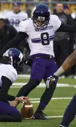 Jack Mitchell sent the game to overtime with a 45-yard field goal, then won it with a 41-yarder Saturday at Notre Dame.