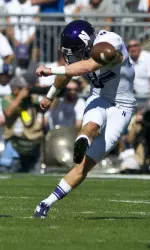 Jack Mitchell's big leg on kickoffs is what initially drew interest from Northwestern and head coach Pat Fitzgerald.