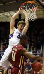 Freshman Gavin Skelly provided the Wildcats with a boost off the bench.