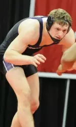 Jacob Berkowitz won two matches in the 197-pound weight class at Sunday's Michigan State Open.