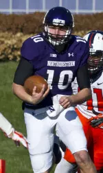 Junior QB Zack Oliver made his first career start Saturday and finished 23-of-38 for 221 yards.